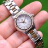 2018 TAG HEUER Aquaracer Lady Quartz 26mm White Mother of Pearl Dial Solid 18K Rose Gold Bezel Ref. WAP1452 HERO RARE