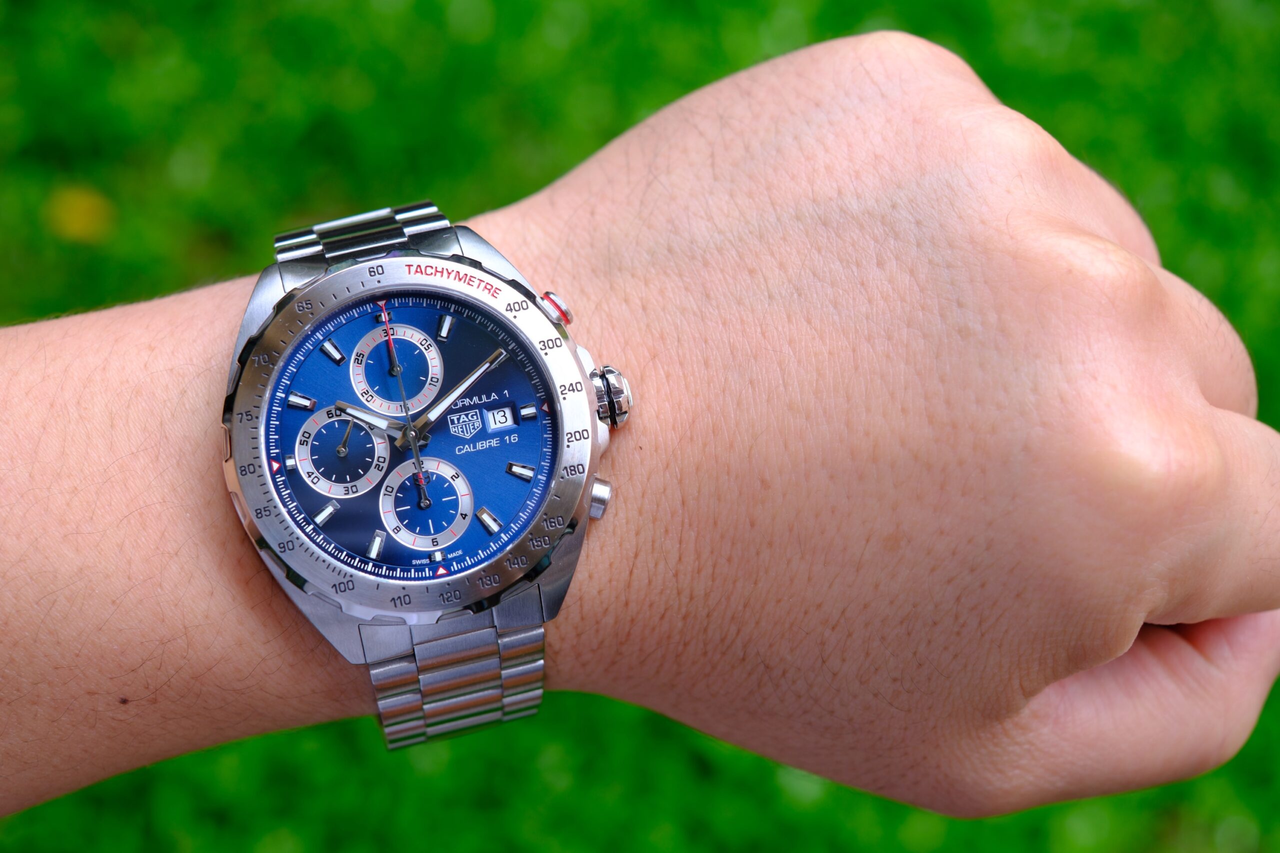 2019 TAG HEUER Formula 1 Chronograph Calibre 16 Automatic 44mm Blue Dial Stainless Steel Ref. CAZ2015 Full Set RARE - Image 3