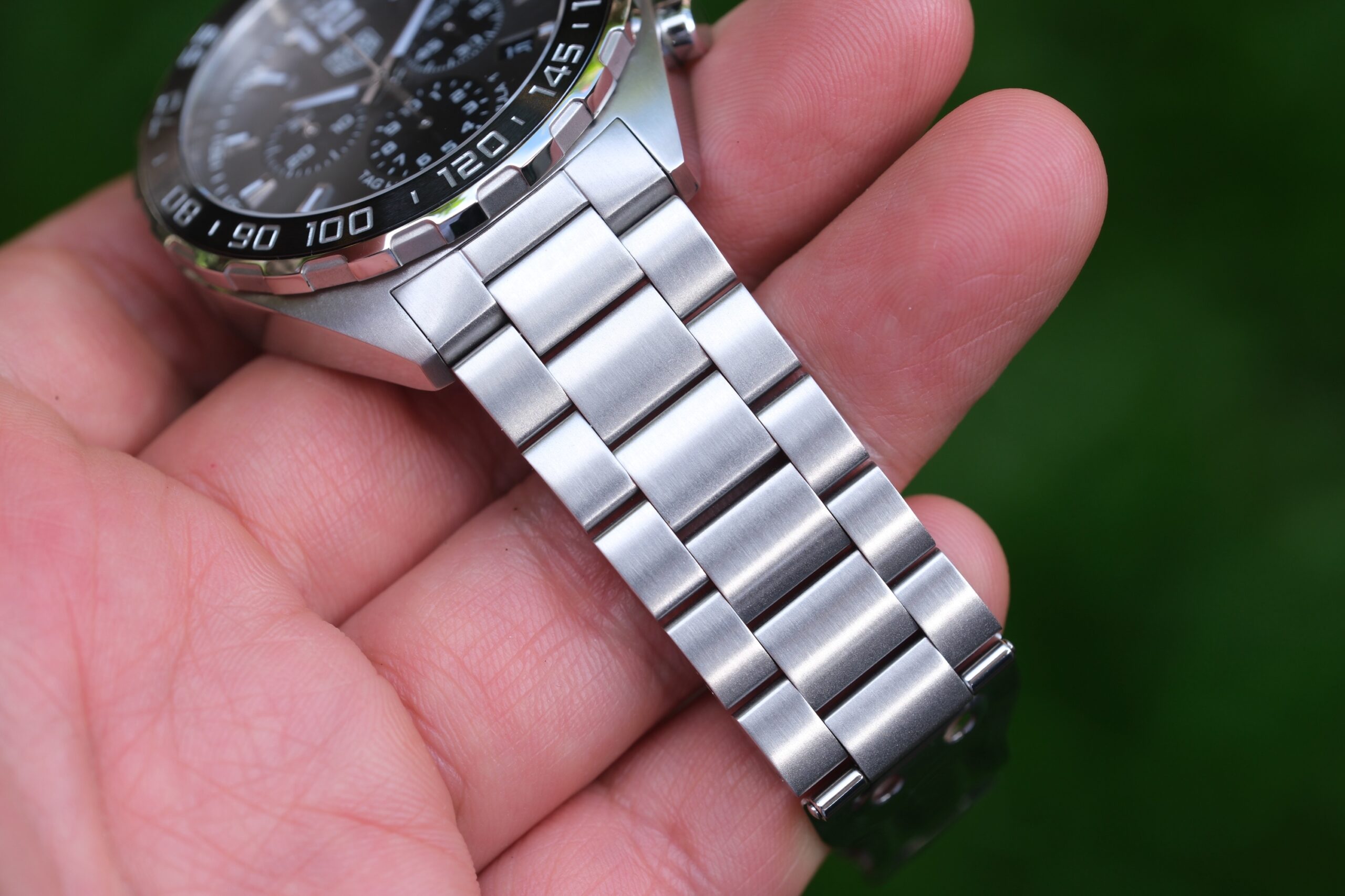 2018 TAG HEUER Formula 1 Chronograph Quartz 43mm Grey Dial Grey Ceramic Bezel Stainless Bracelet Ref. CAZ1011 Full Set - Image 6