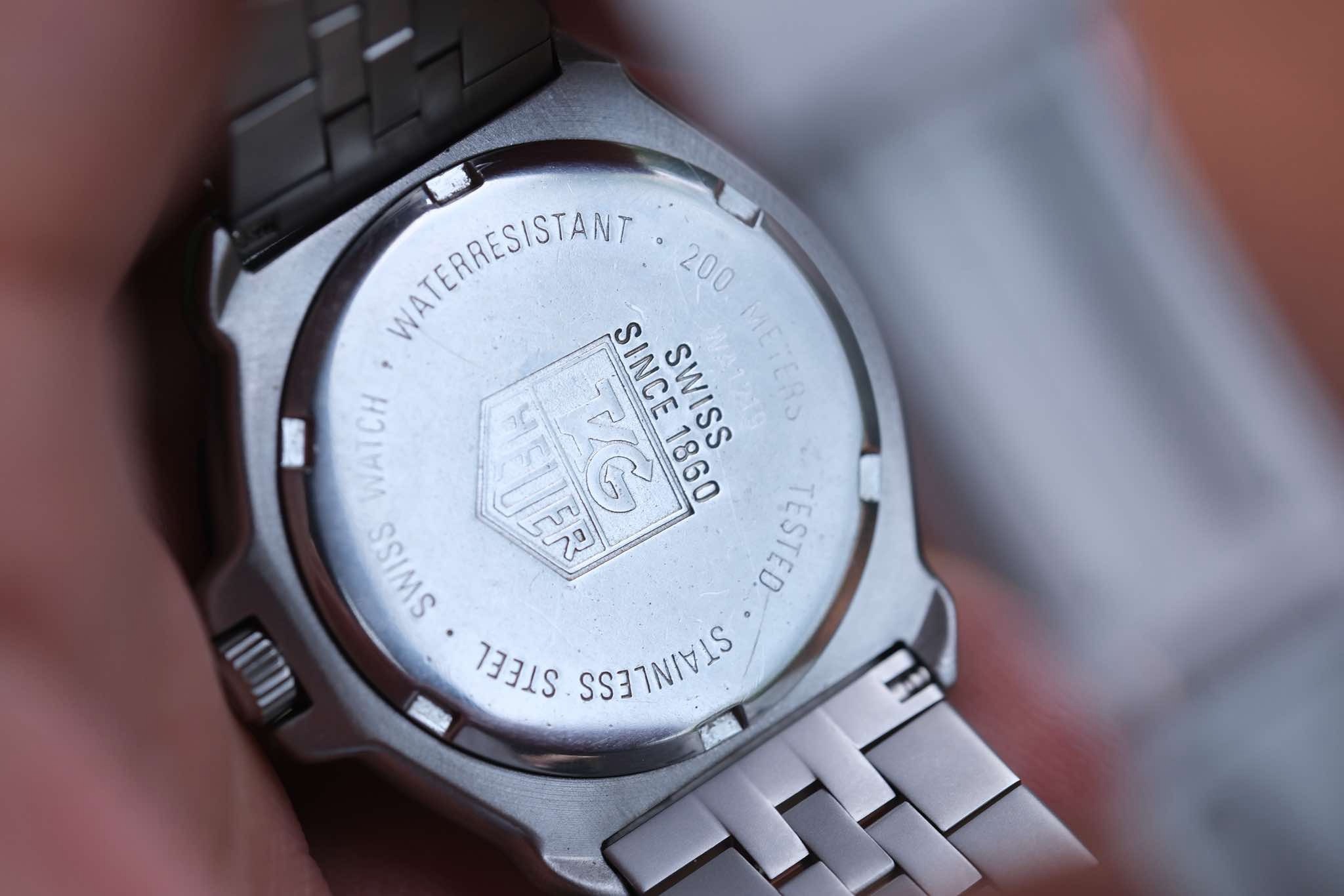 1995 TAG HEUER Formula 1 Vintage Quartz 35mm White Dial Blue Bezel Ref. WA1219 Safe Queen RARE - Image 6