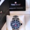 2013 TAG HEUER Aquaracer 500M Calibre 5 Automatic Professional Diver 43mm Black Dial Black Bezel Ref. WAJ211A Full Set RARE