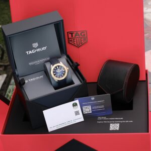 2024 TAG HEUER Aquaracer Professional 200 Automatic Calibre 5 40mm Blue Dial Solid 18K Gold Bezel Ref. WBP2150 [Full Set] HERO