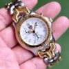 1995 TAG HEUER S/el Professional Quartz Chronograph 37mm White Dial Gold-Plated Bezel Two-Tone S-Link Ref. CG1120 [Vintage]