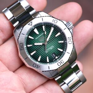 2025 TAG HEUER Aquaracer Professional 200 Calibre 5 Automatic 40mm Green Sunray Dial Steel Bezel WBP2115.BA0627 [Full Set + Warranty 01/2027] HERO