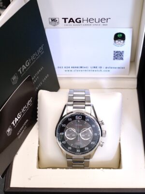 2017 TAG HEUER Carrera Calibre 36 Flyback Chronograph El Primero Automatic 43mm Grey Dial Steel Bezel CAR2B10 [Full Set] HERO